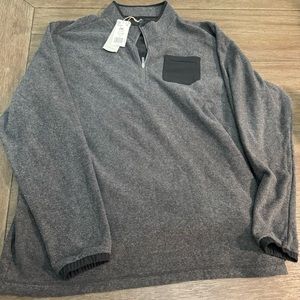 Adidas PrimeGreen Black 1/4 Zip Pocket Golf Pullover Sweatshirt Men's Size 2xl